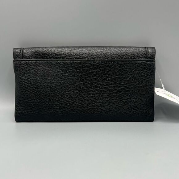 Time and Tru Black Fold Over Wallet - Picture 2 of 3